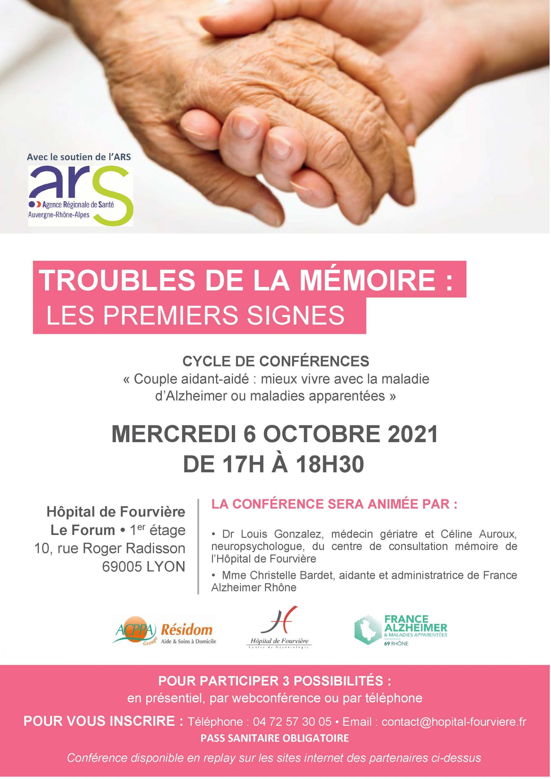 Des cycles de conférence Alzheimer avec RESIDOM