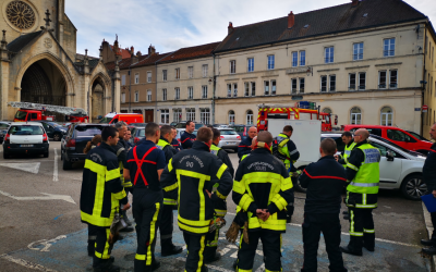 Au Rocher, exercice sécurité incendie grandeur nature !