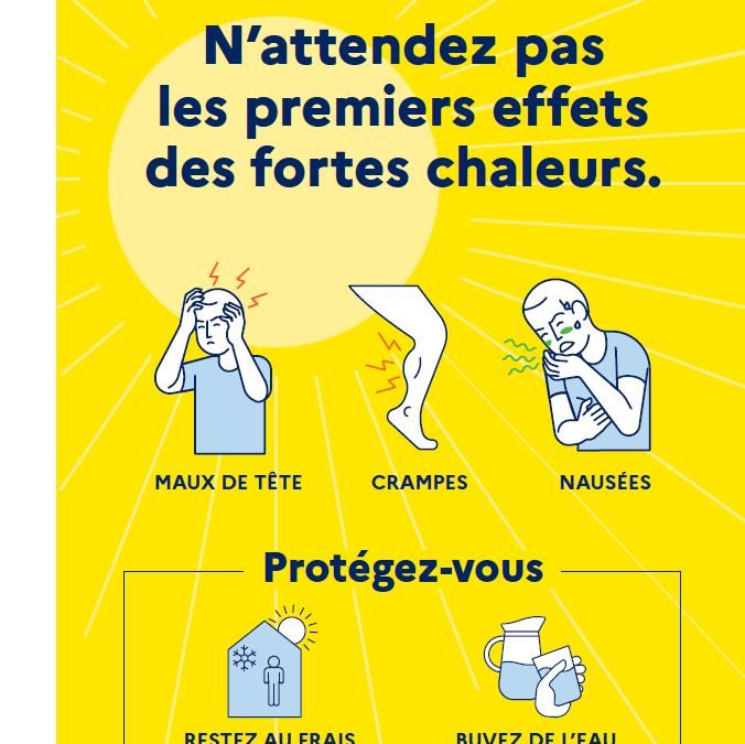 Prévention de la canicule : protégez-vous contre la chaleur estivale !