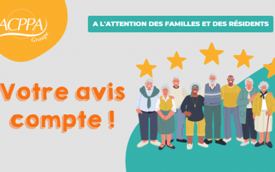 Lancement de nos enquêtes de satisfaction auprès de nos résidents & familles !